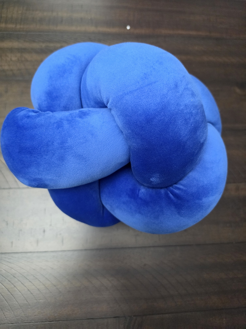 Room Essentials Royal Blue Knot Accent Pillow